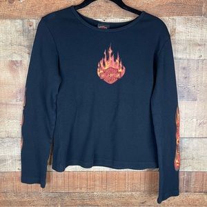 Harley Davidson Grand Rapids Long Sleeve Shirt Women’s Size Medium